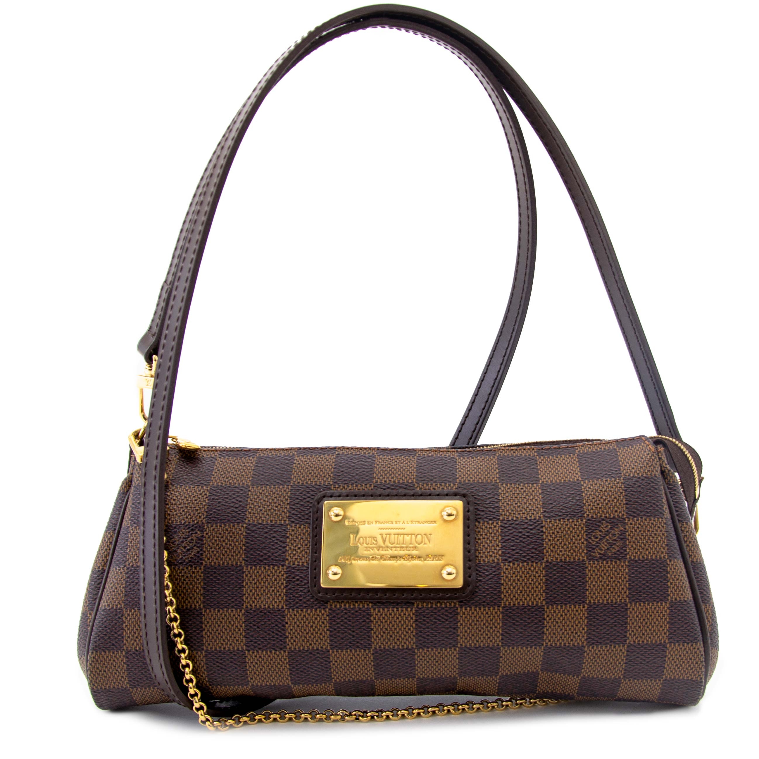 Louis Vuitton Eva Clutch Damier Ebene Luxury Bags  Wallets on Carousell