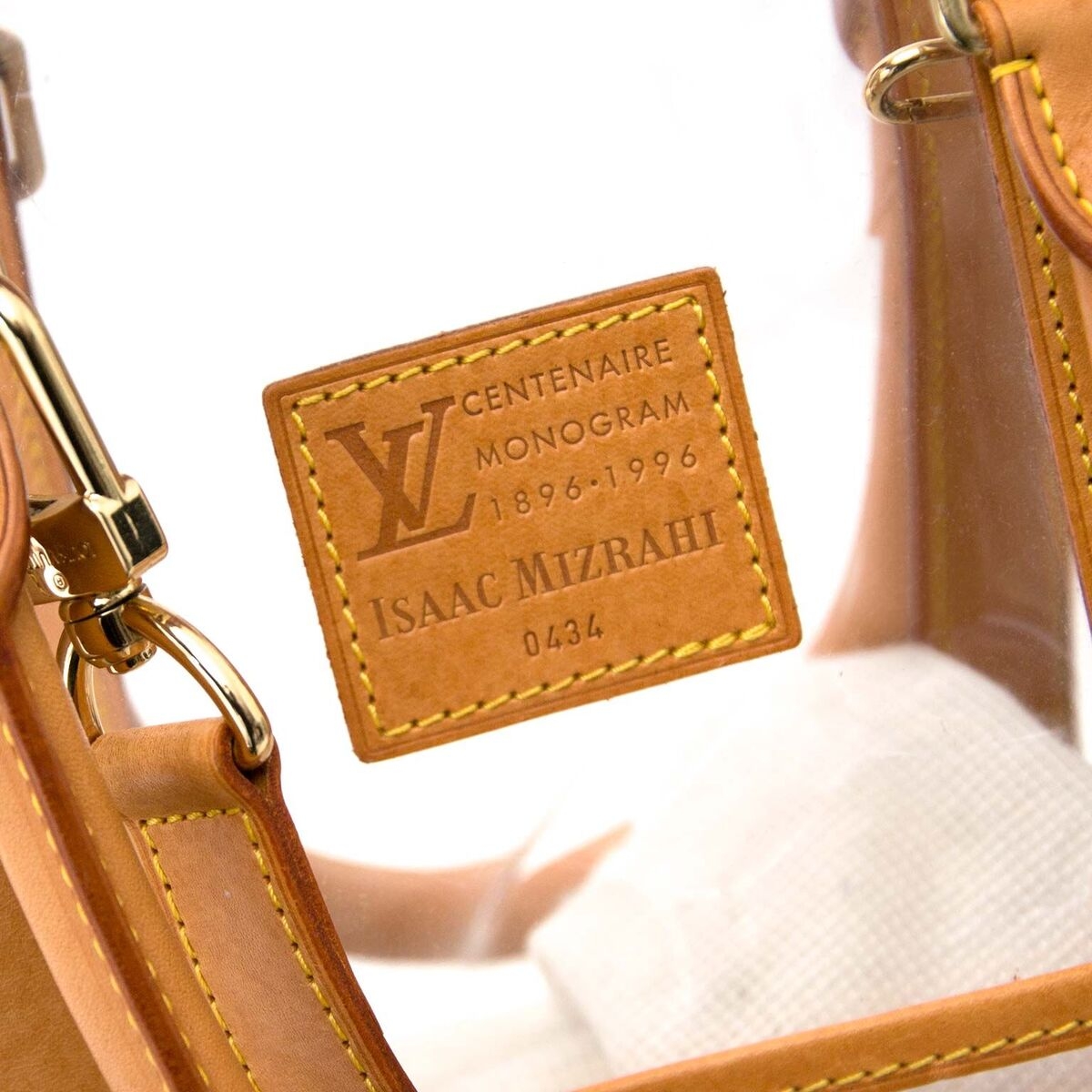 Louis Vuitton, Isaac Mizrahi Birth clear translucent pvc travel