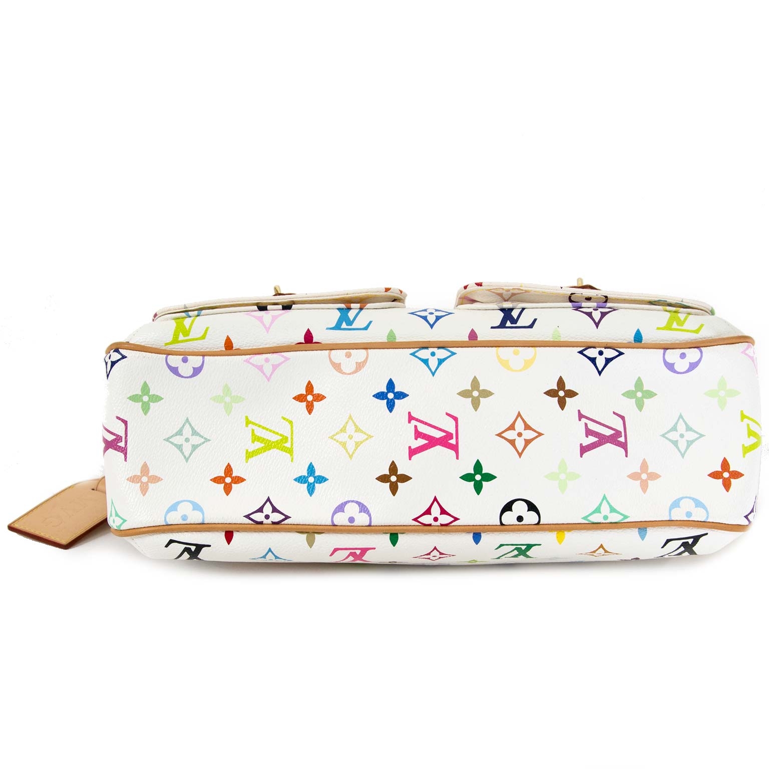 Louis Vuitton White Multicolor Monogram Lodge GM at Jill's Consignment