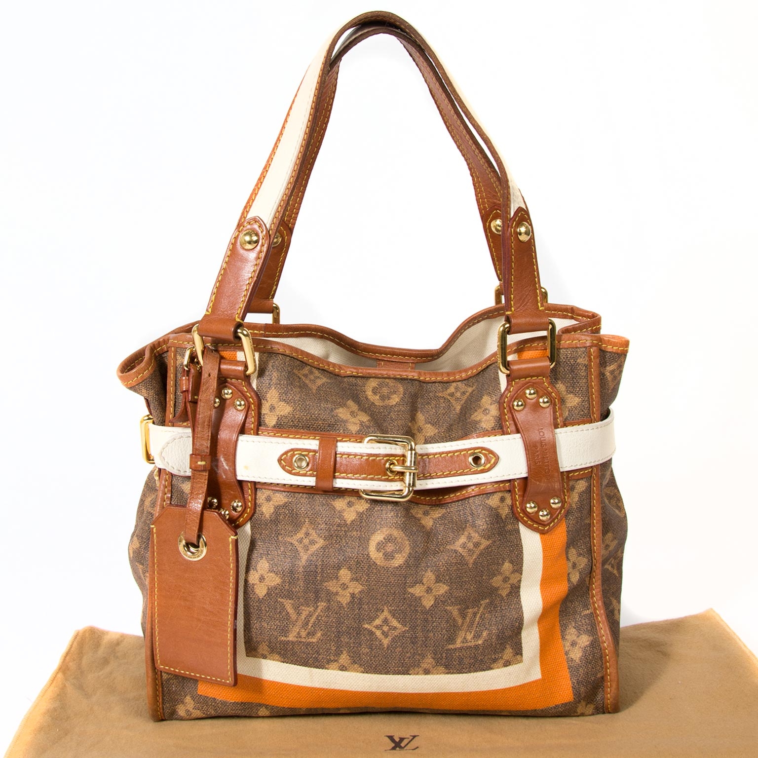 Louis Vuitton Limited Edition Monogram Tisse Rayures PM Tote Bag ○ Labellov  ○ Buy and Sell Authentic Luxury