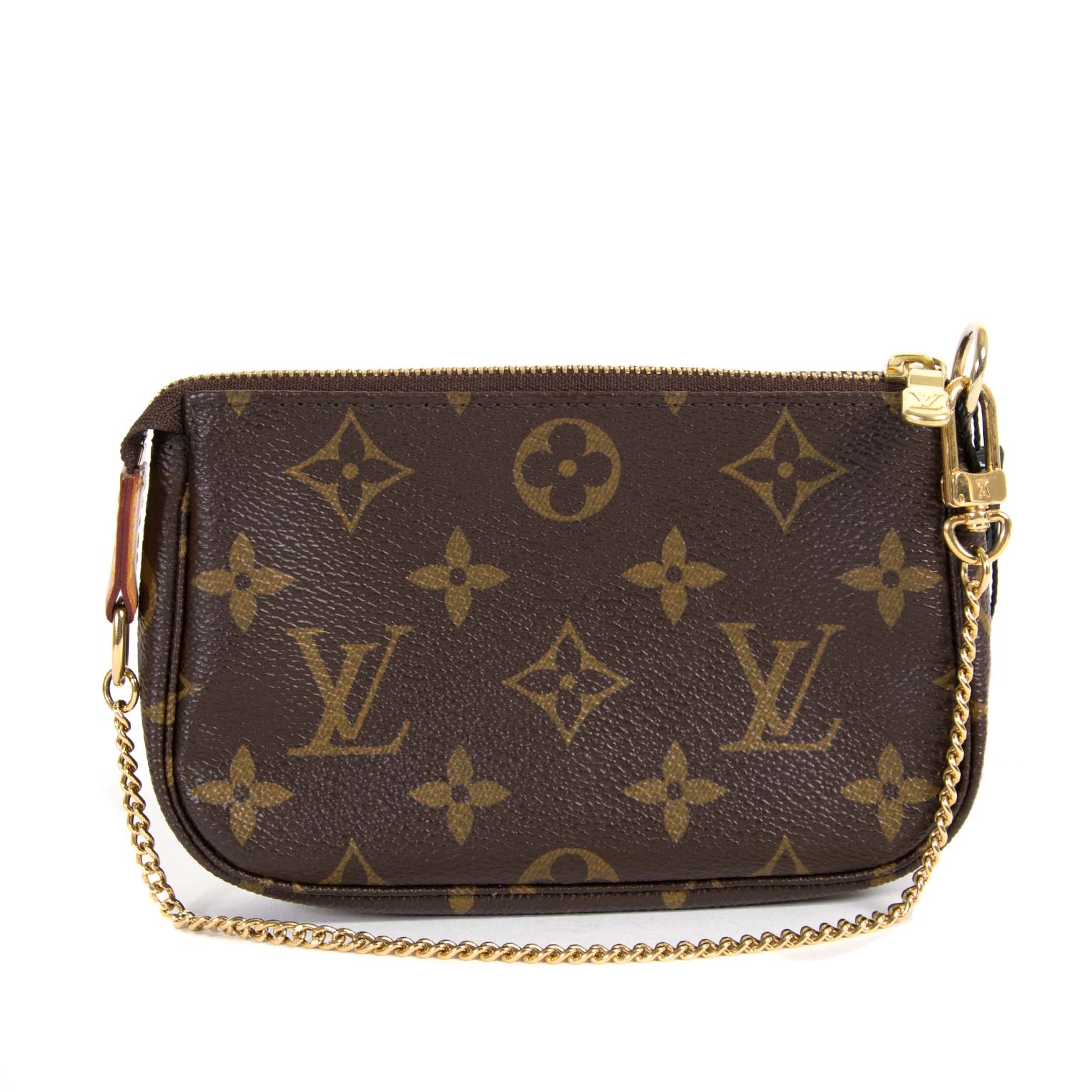 Louis Vuitton Damier Azur Mini Pochette Bag ○ Labellov ○ Buy and