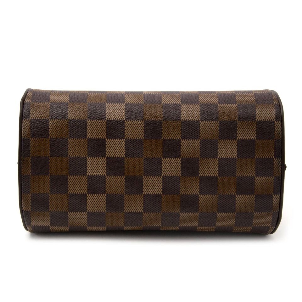 Louis Vuitton Ribera small model handbag in ebene damier canvas and brown  leather, RvceShops Revival