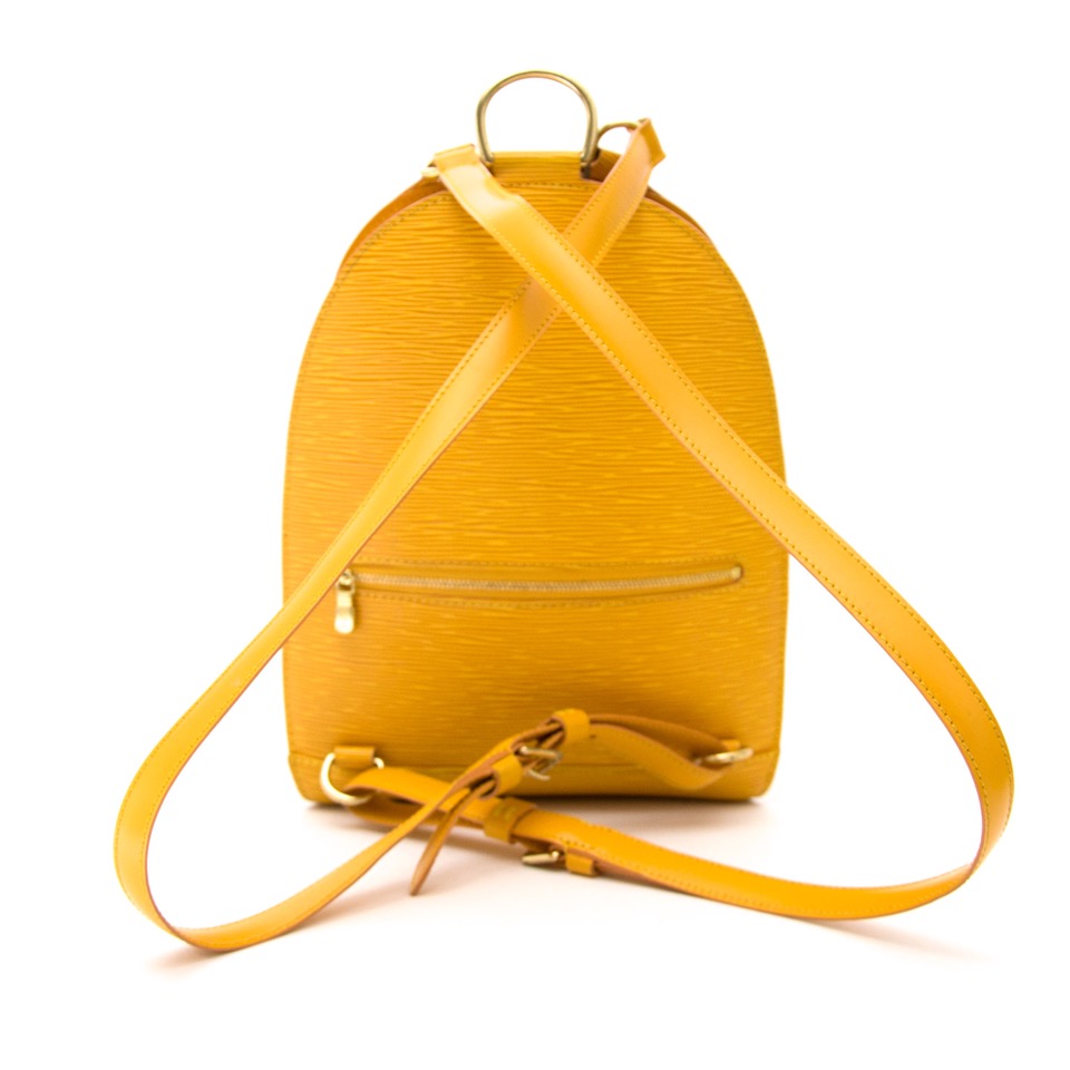 Louis Vuitton Ocre Epi Mabillon Backpack ○ Labellov ○ Buy and