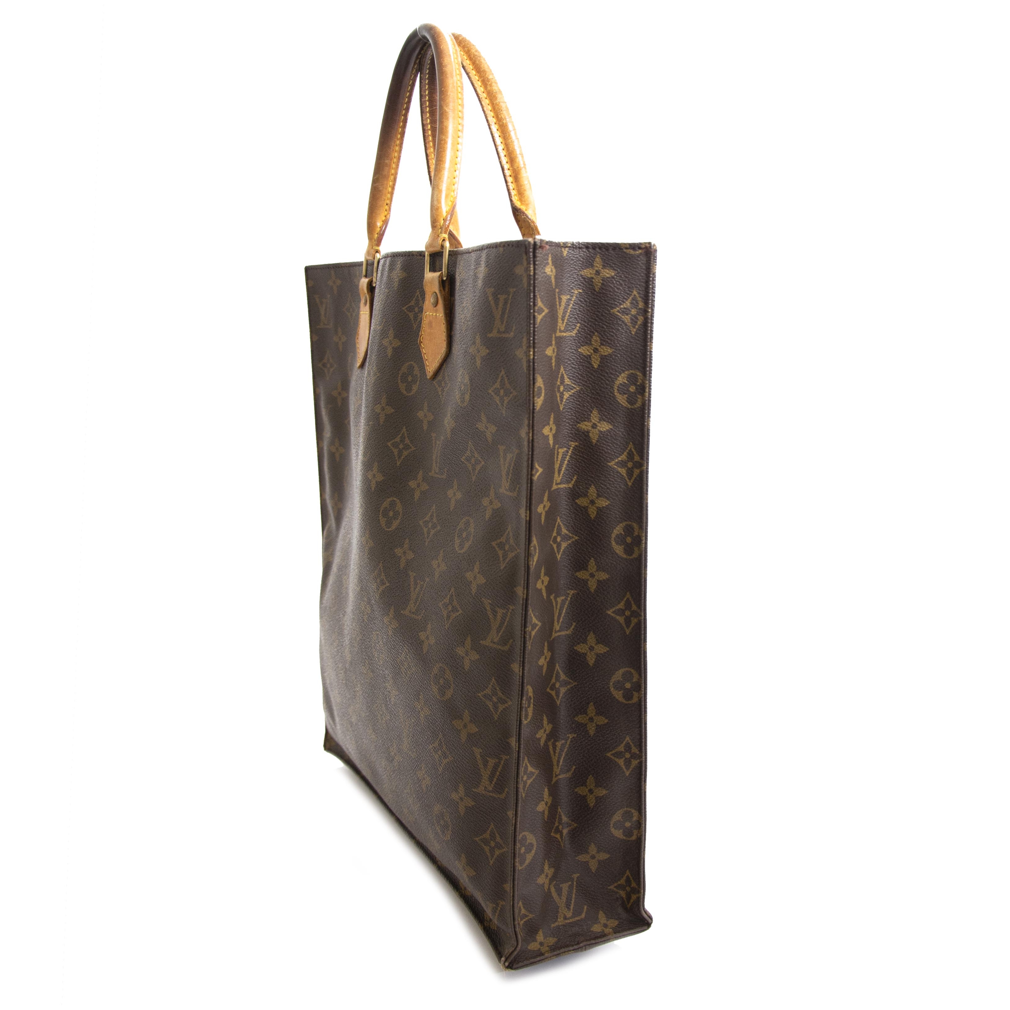 Louis Vuitton Monogram Sac Plat Tote ○ Labellov ○ Buy and Sell Authentic  Luxury