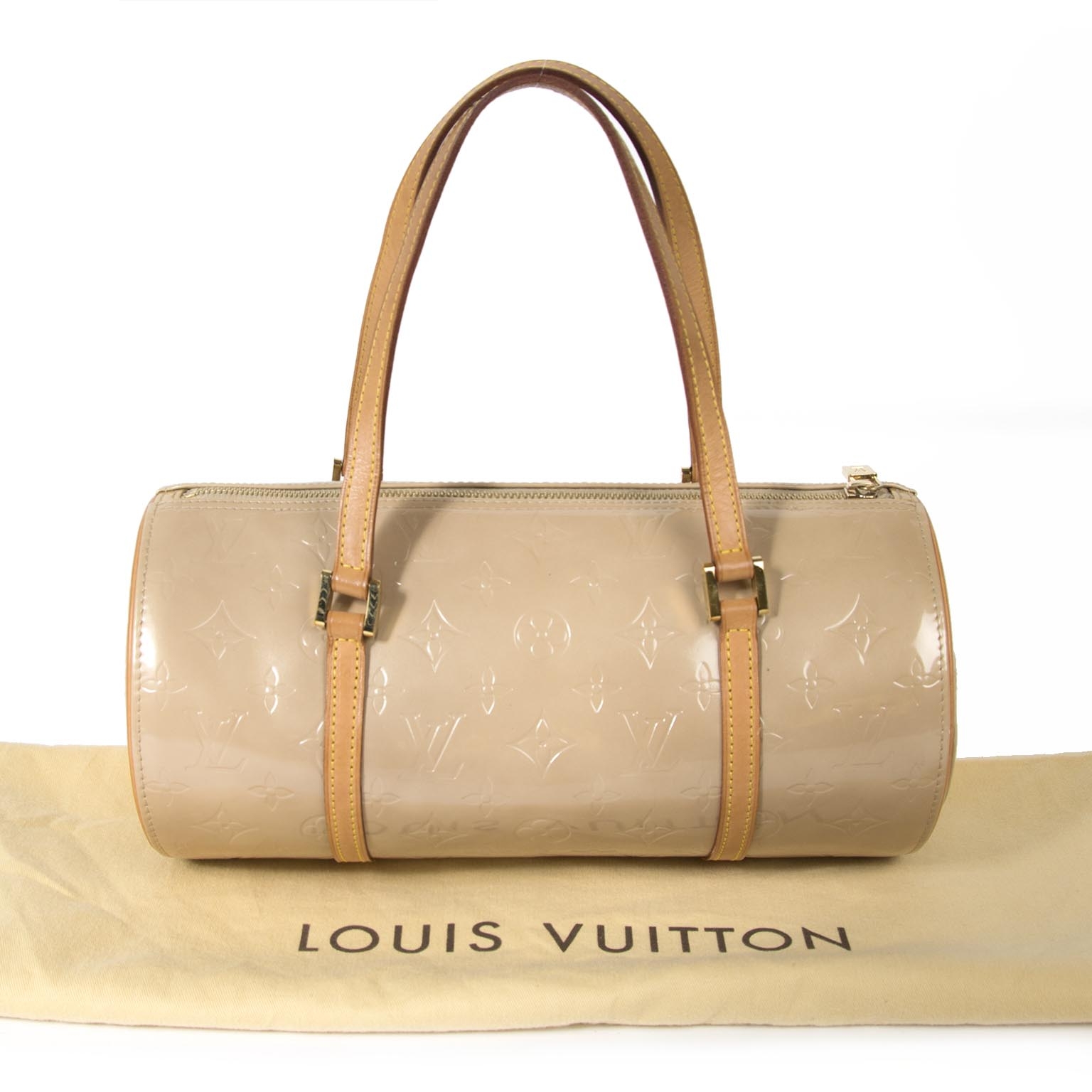 At Auction: Louis Vuitton, LOUIS VUITTON BEDFORD VANILLA CALF LEATHER  HANDBAG