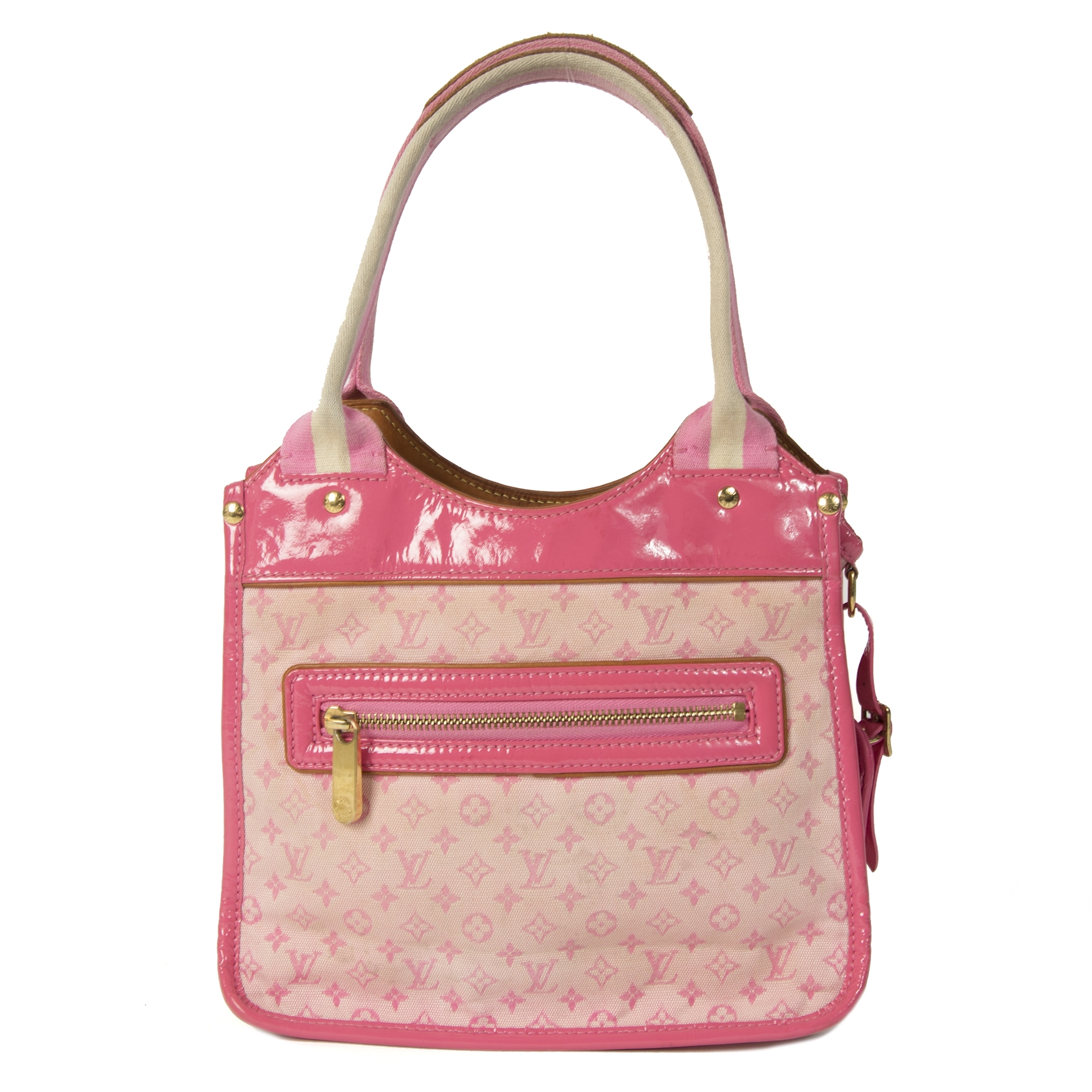 Louis Vuitton Rose Monogram Mini Lin Sac Kathleen Bag - Yoogi's Closet