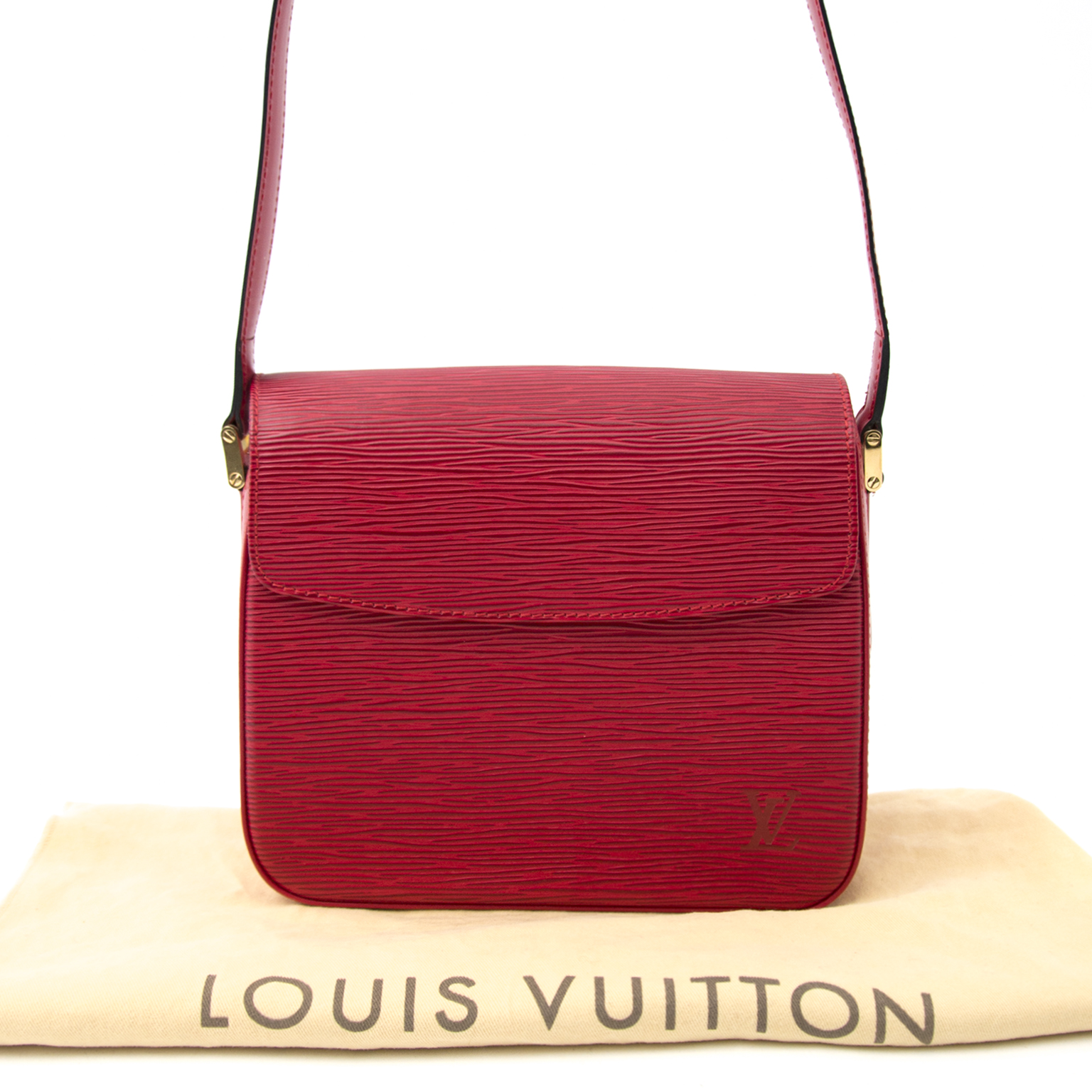 Louis Vuitton Red Epi Leather Speedy Bag ○ Labellov ○ Buy and Sell  Authentic Luxury