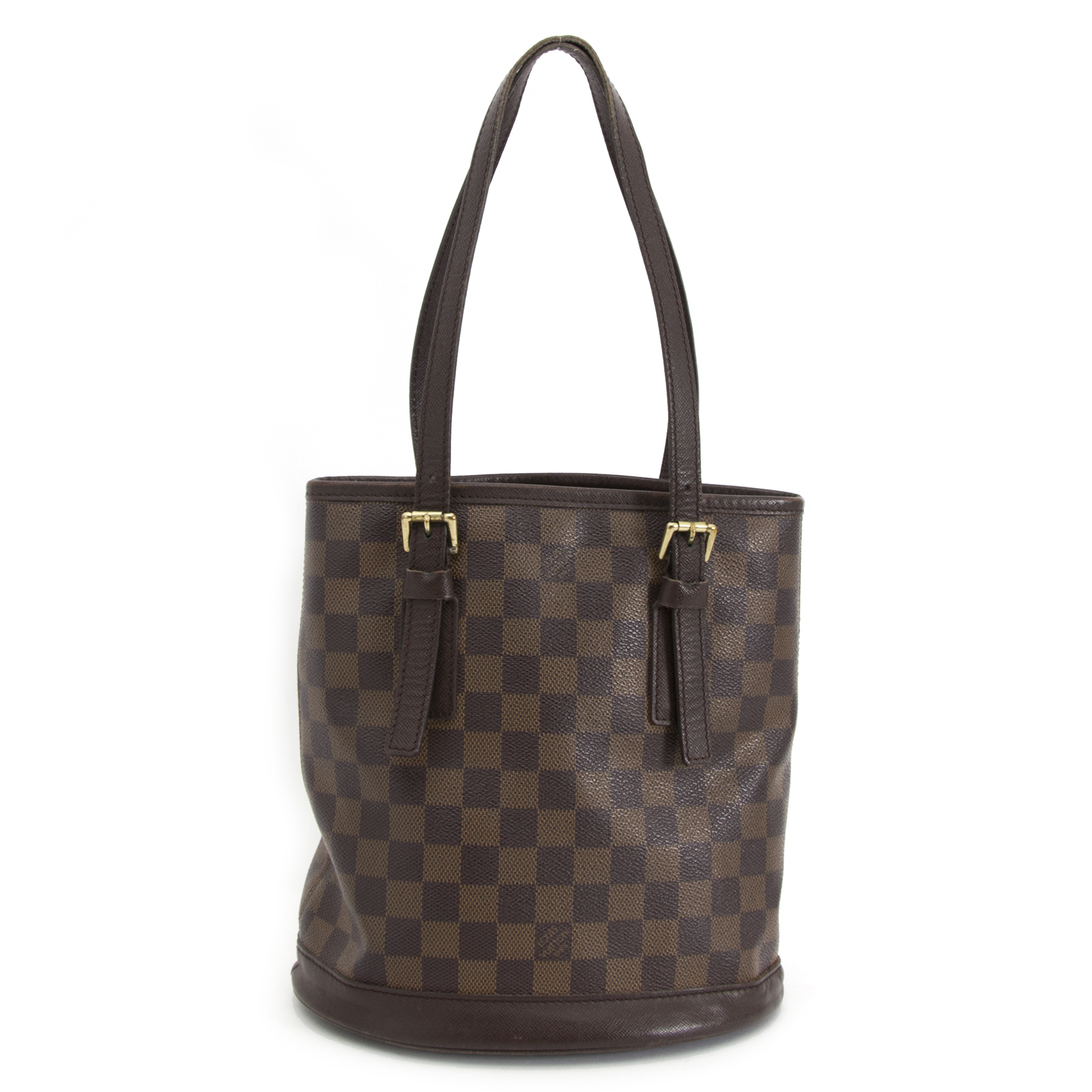 Louis Vuitton Damier Ebene Marais Bucket Bag PM Labellov Buy