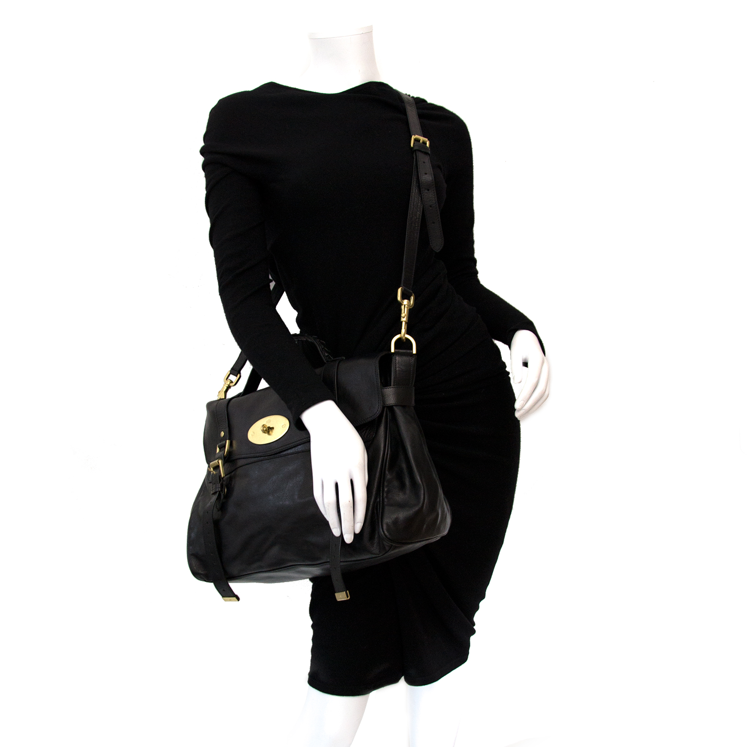 Vintage Mulberry 'Alexa' Bag Black ○ Labellov ○ Buy and Sell