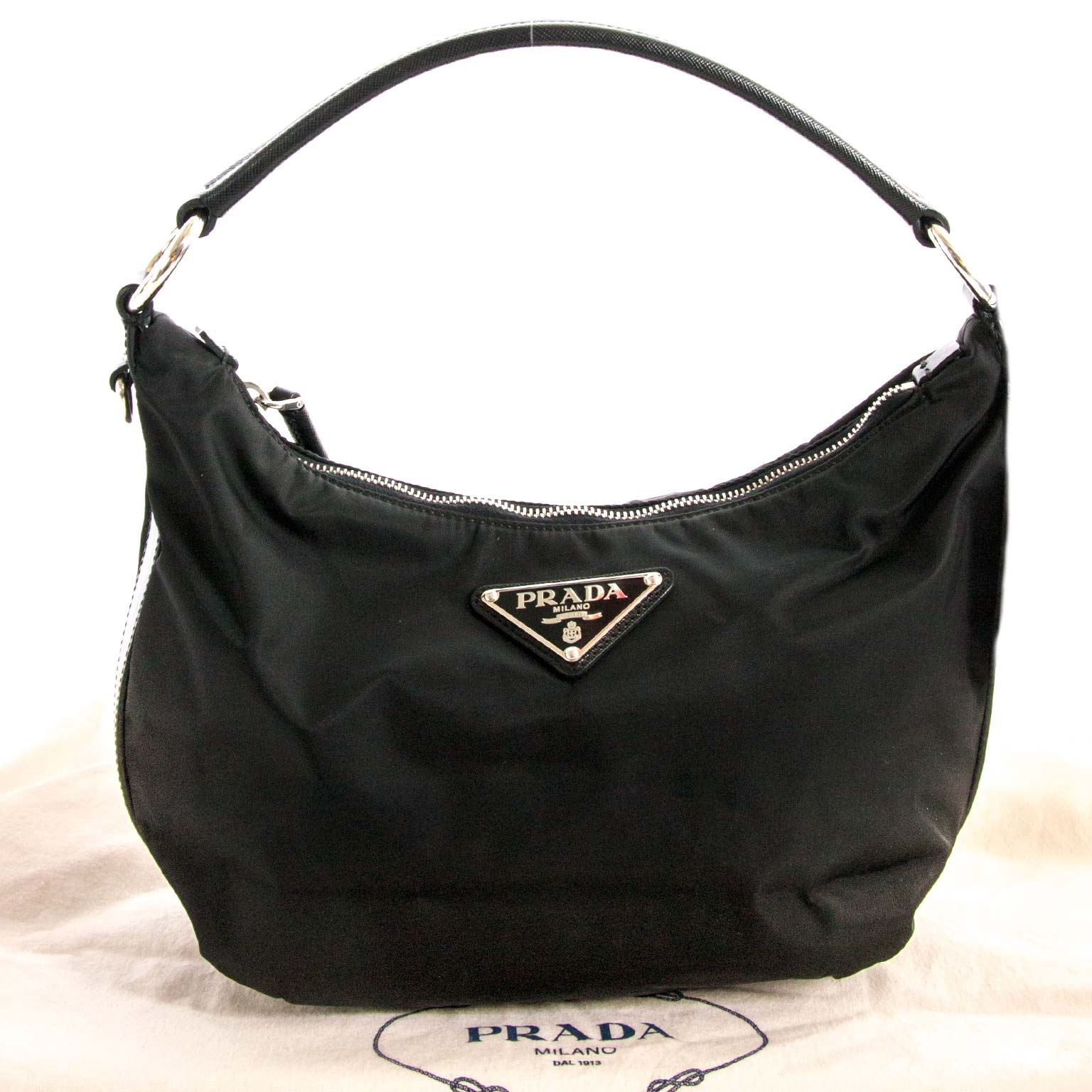 Prada Black Leather Top Handle Bag ○ Labellov ○ Buy and Sell Authentic  Luxury