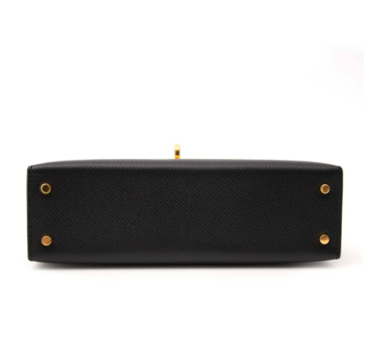 Hermes Kelly Mini II 20cm black epsom GHW ○ Labellov ○ Buy and
