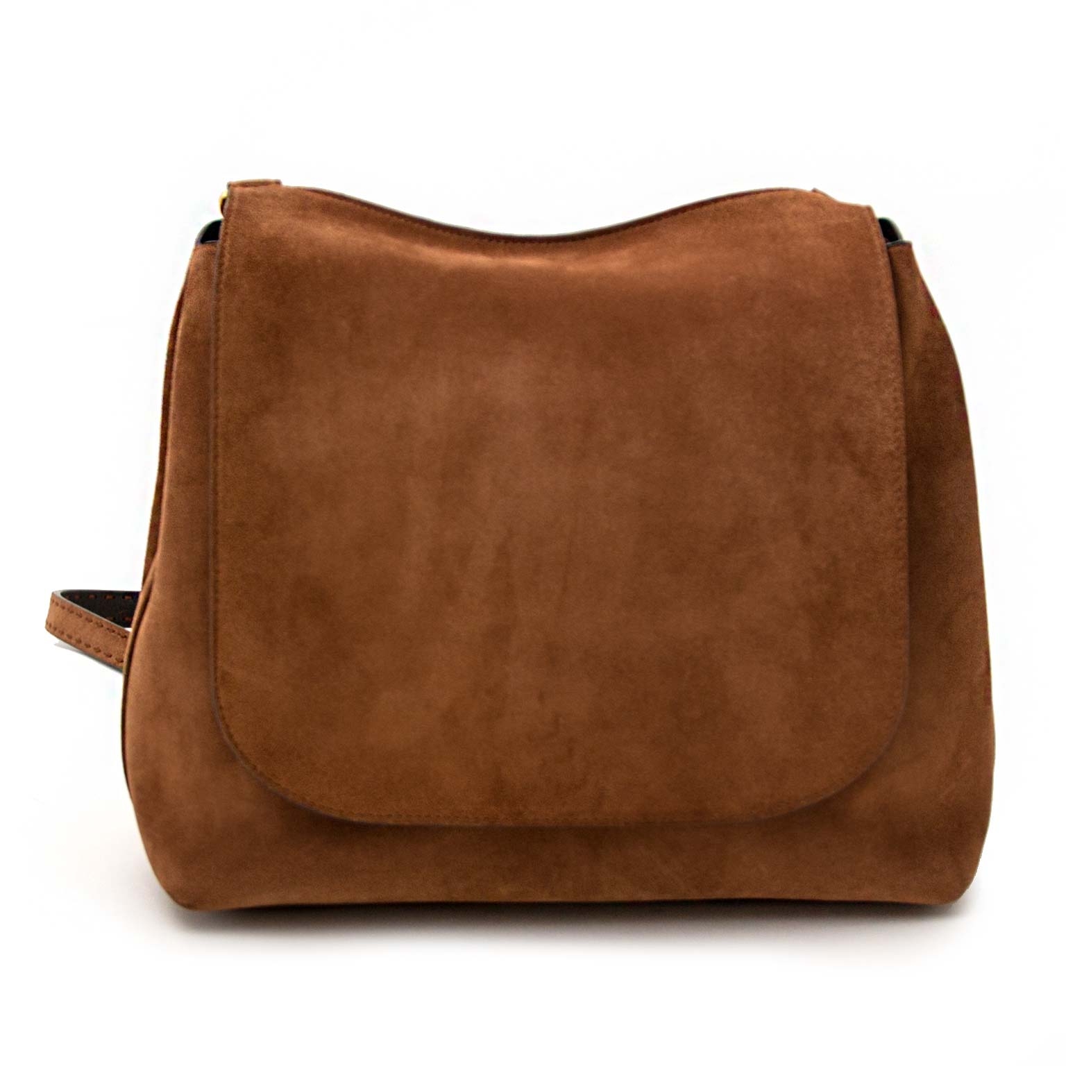 The Row Sideby Suede Shoulder Bag Labellov Buy and Sell