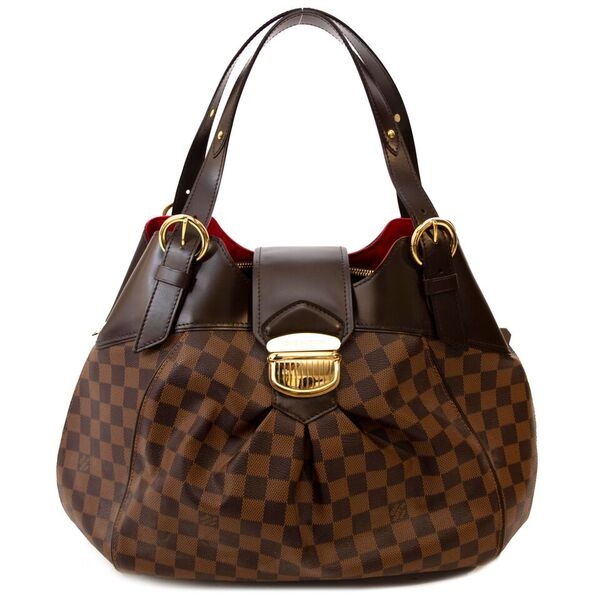 Gorgeous Authentic Vintage Louis Vuitton Damier Ebene Sistina GM Large Bag