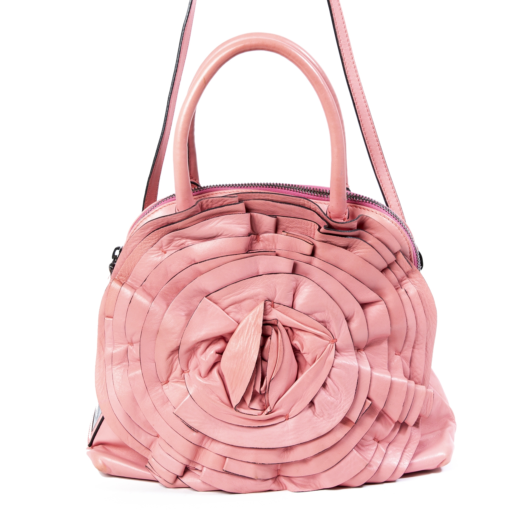 valentino pink flower bag