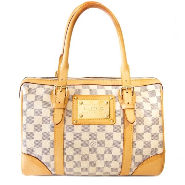 Vintage Louis Vuitton Damier Azur Berkeley Bag, Luxury, Bags & Wallets on  Carousell