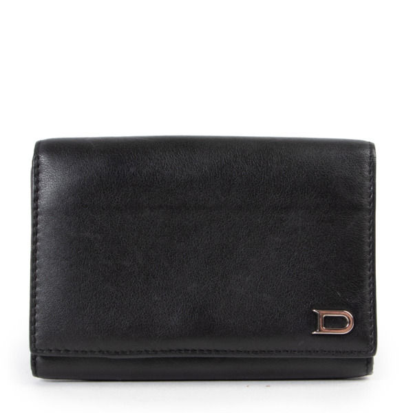 Delvaux Black Leather Wallet Labellov Buy and Sell Authentic Luxury