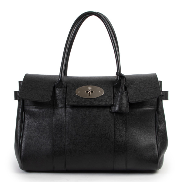 Mulberry Black Leather Bayswater Shoulder Bag Labellov Buy and Sell ...