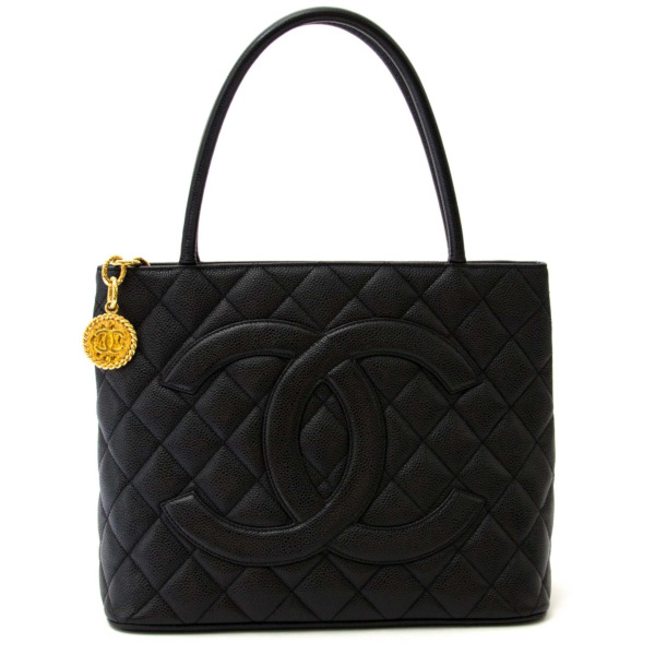 Chanel Grand CC Classic Black Shopper Labellov Buy and Sell Authentic ...