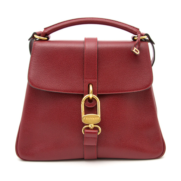 Delvaux 'Gin Fizz' Jumping Rosso Labellov Buy and Sell Authentic Luxury