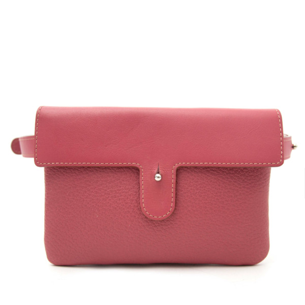 Delvaux Pink Belt Bag Labellov Buy and Sell Authentic Luxury