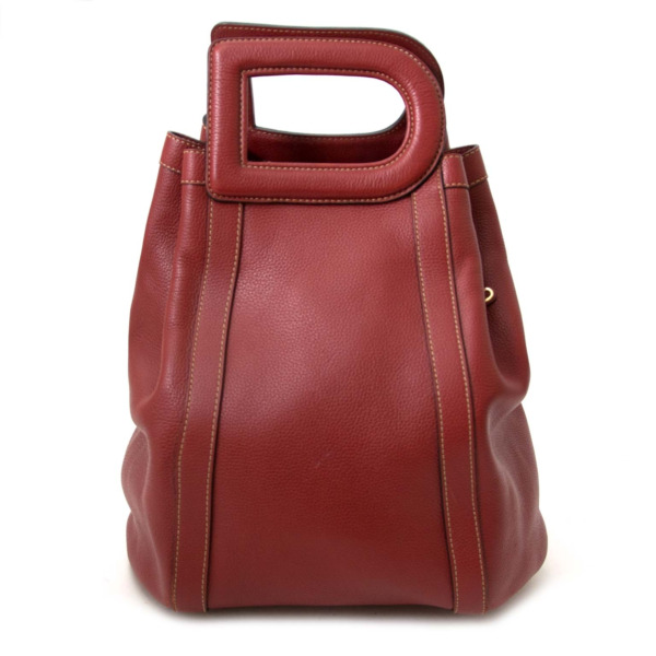 Delvaux Red Reverie Top Handle Bag ○ Labellov ○ Buy and Sell Authentic  Luxury