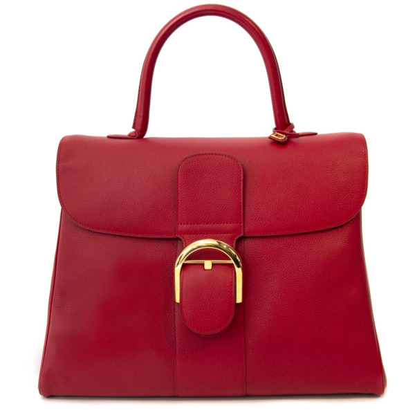 Delvaux Brillant GM Souple Jumping Rubis Red Labellov Buy and Sell ...