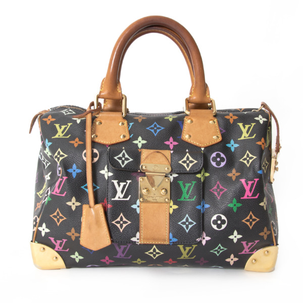 Multicolor Murakami Louis Vuitton monogram print on cotton fabric –  logofabrics