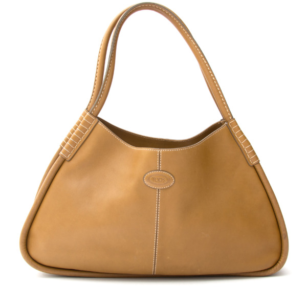 Tod's Cognac Hobo Shoulderbag Labellov Buy and Sell Authentic Luxury