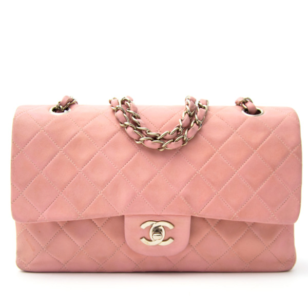 Chanel Pastel Pink Classic Medium Double Flap Bag Labellov Buy and Sell ...