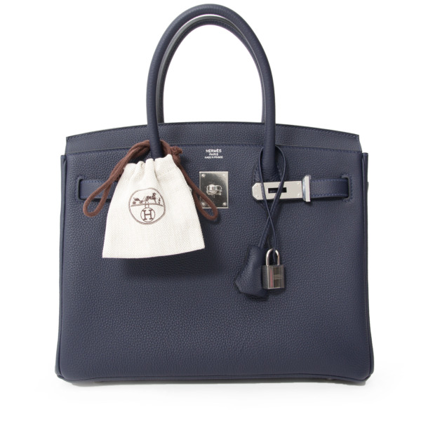 Brand New Hermes Birkin 30 Blue Cobalt Togo GHW at 1stDibs