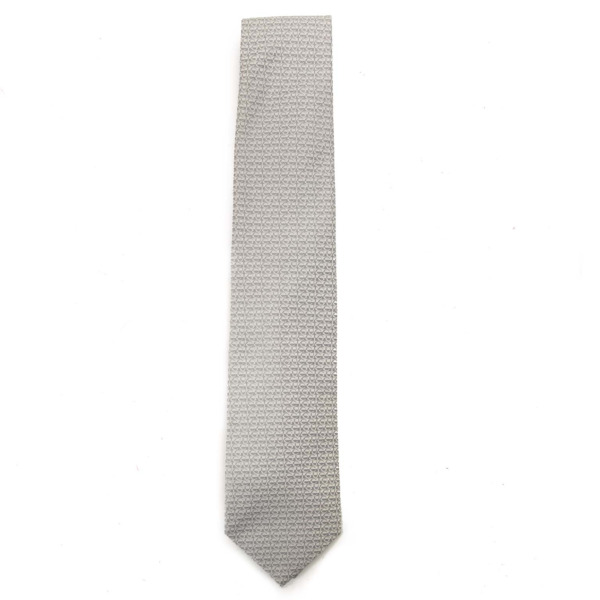 Gucci Monogram Silver Tie Labellov Buy and Sell Authentic Luxury