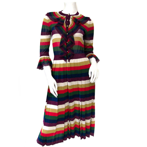 Gucci Lurex Pleated Dress — UFO No More