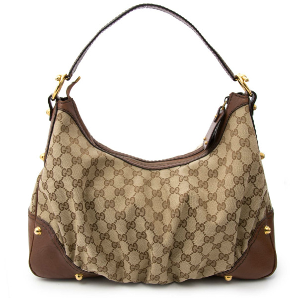 gucci monogram shoulder bag vintage