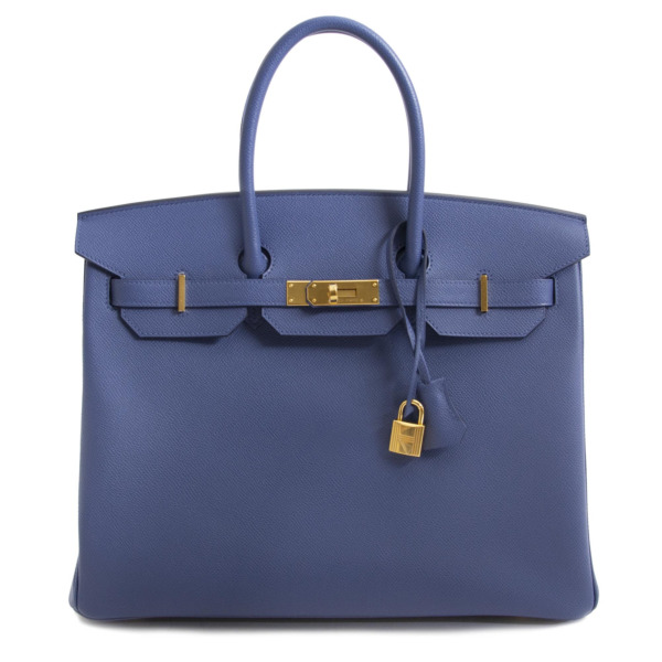 Hermès Birkin 35 Bleu Brighton Epsom GHW Labellov Buy and Sell ...