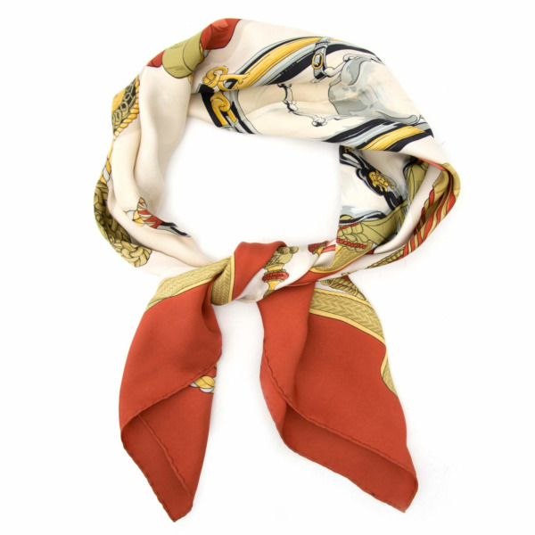 Hermès Carré Frontaux Et Cocardes Silk Scarf Labellov Buy and Sell ...