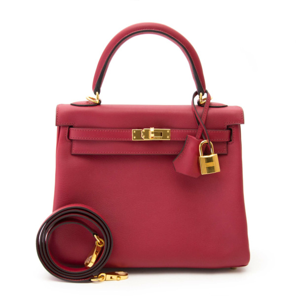 2015 Hermès Rouge Grenat Swift Leather Birkin 25cm