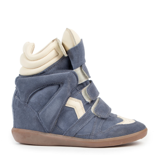 Isabel Marant Baby Blue Suede Bekett Sneakers - Size 35 Labellov Buy ...