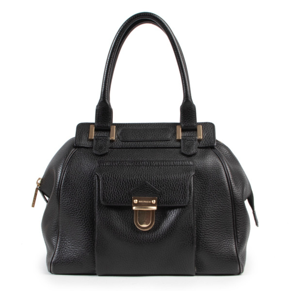 Delvaux Black Coquin Top handle Labellov Buy and Sell Authentic Luxury