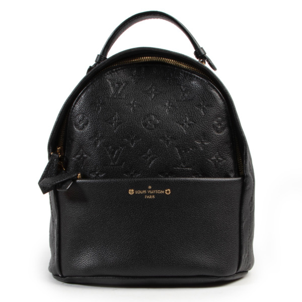 Black Louis Vuitton Monogram Empreinte Sorbonne Backpack