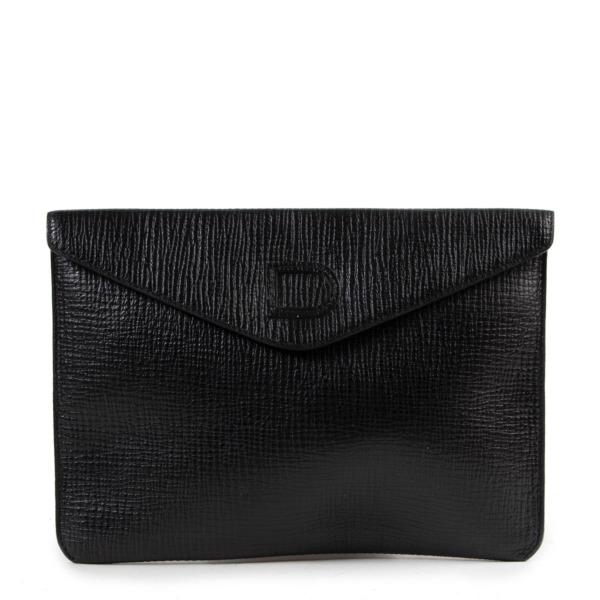 Delvaux Black Clutch Labellov Buy and Sell Authentic Luxury
