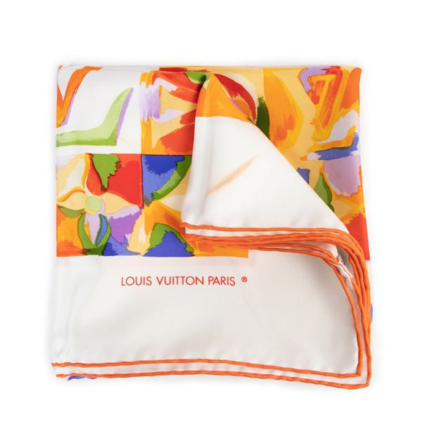 Louis Vuitton Burgundy Multicolor Belt Chain Handle Print Square Scarf –  The Closet