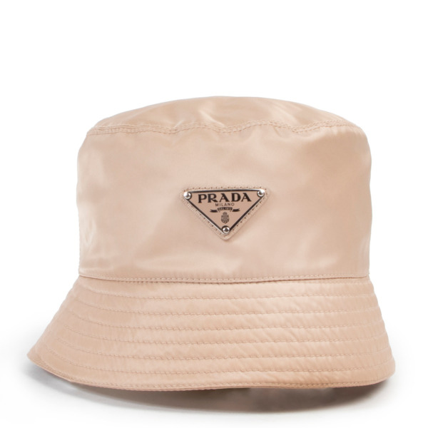 Prada Re-Nylon Bucket Hat Cameo Beige - Size M Labellov Buy and Sell ...