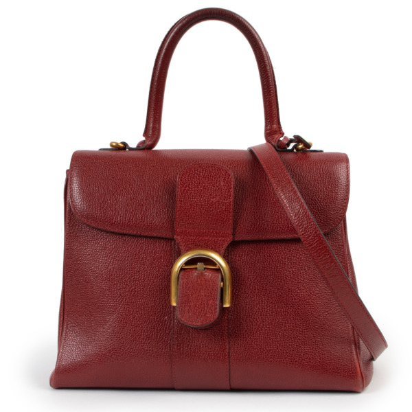 Delvaux Brillant Burgundy MM Labellov Buy and Sell Authentic Luxury