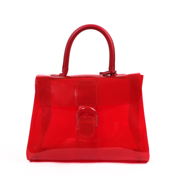 Delvaux Brillant Chaperon Rouge Vinyl Bag Labellov Buy and Sell ...