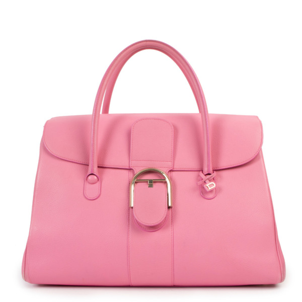 Delvaux Pink Brillant Double Poignée Sellier Labellov Buy and Sell ...