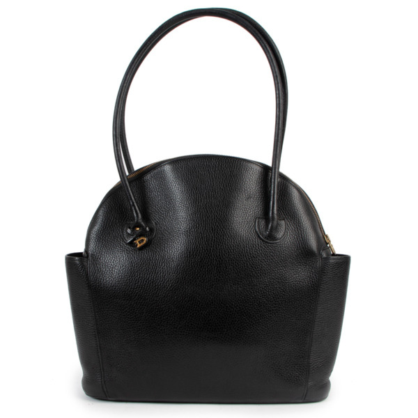 Delvaux Black Mousson Shoulder Bag Labellov Buy and Sell Authentic Luxury