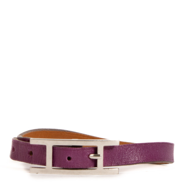 Hermès Purple Behapi Bracelet Labellov Buy and Sell Authentic Luxury