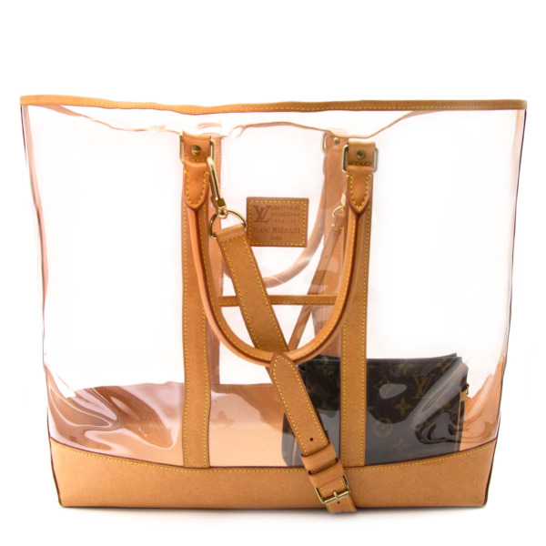 Louis Vuitton Limited Edition Isaac Mizrahi Vinyl x Leather Tote Bag ...