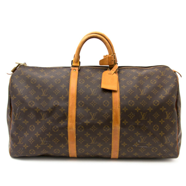 Sublime and unique Louis Vuitton Keepall Travel / Sports Bag 55