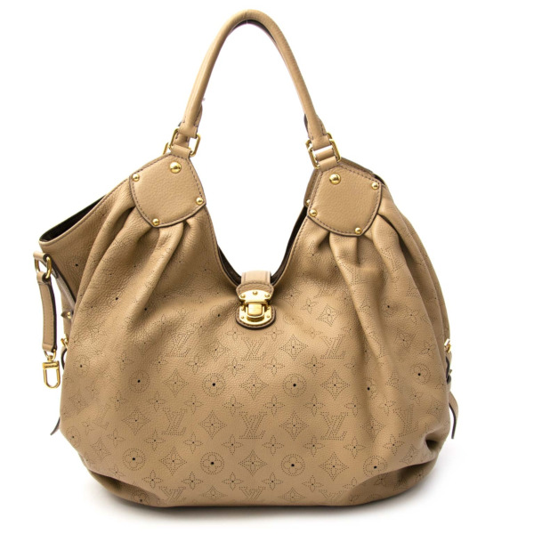Louis Vuitton Mahina L Galet Monogram Perforated Hobo Bag ○ Labellov ○ Buy  and Sell Authentic Luxury